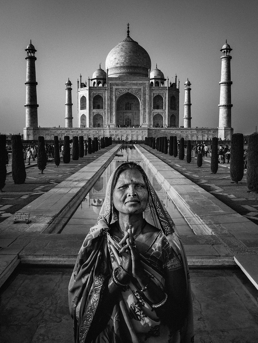 An Acid Attack Survivor (Portrait at the Taj Mahal)