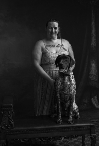 Woman from Cokato Minnesota and her dog