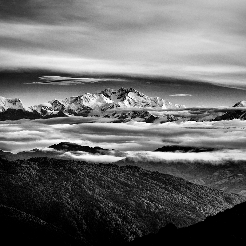 Kanchenjunga,the crown above the clouds 
