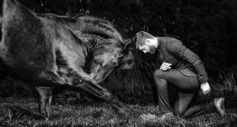 Evgeniy Levchenko and Horse