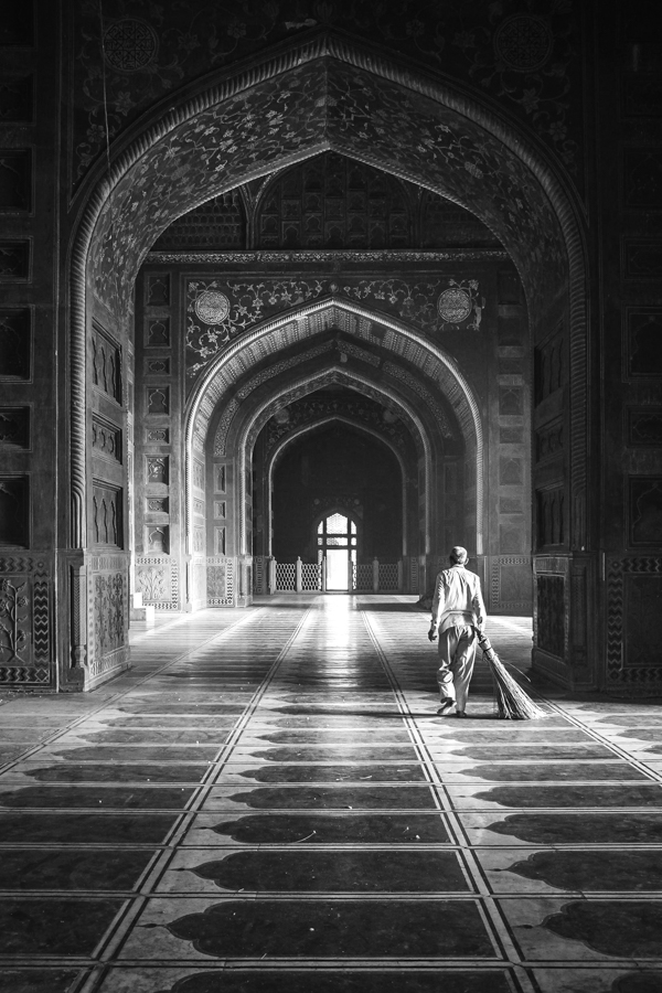 In the shadows of the Taj Mahal
