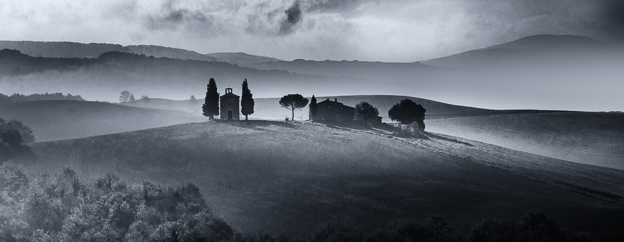 Amanece en la Toscana