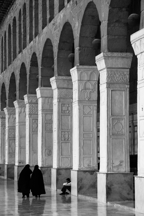 In the Umayyad Mosque of Damascus, Syria