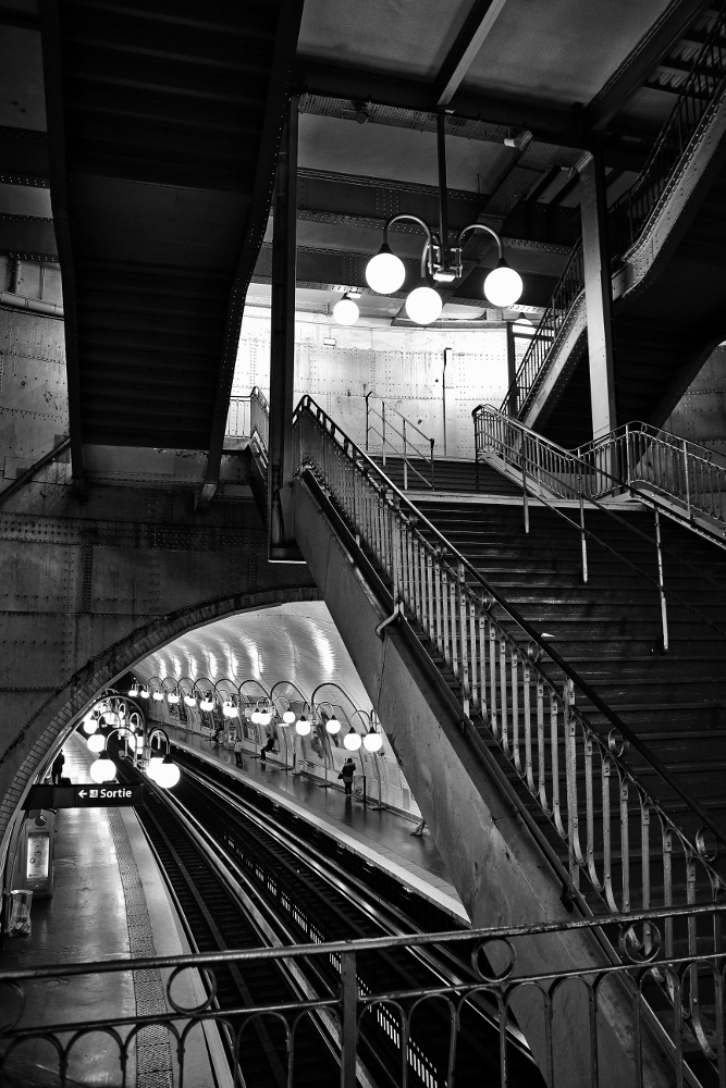 Metro station in Paris