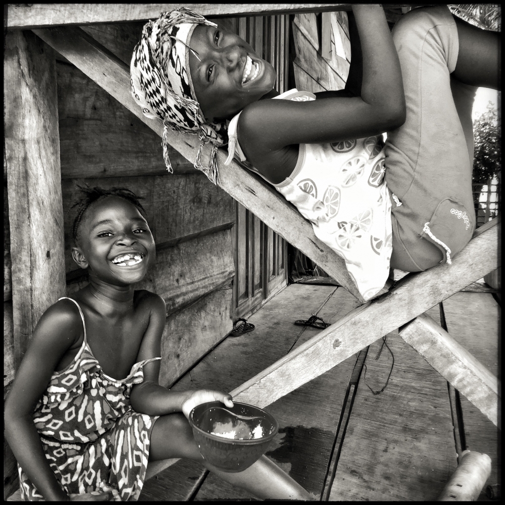 Girls having fun, Sierra Leone