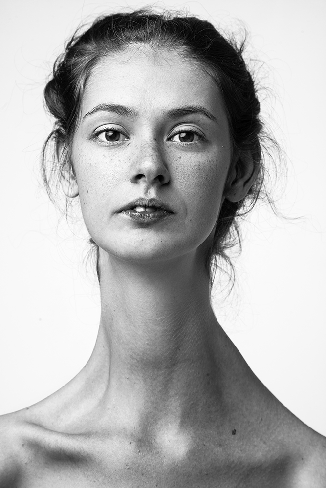 Girl with a long neck