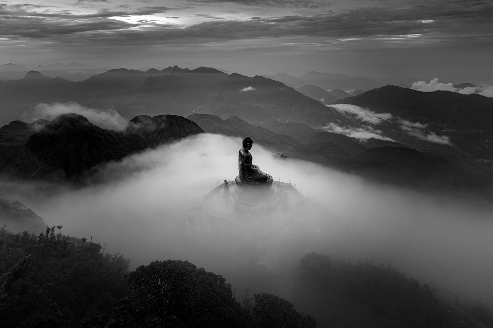 Buddha on the top of Indochina