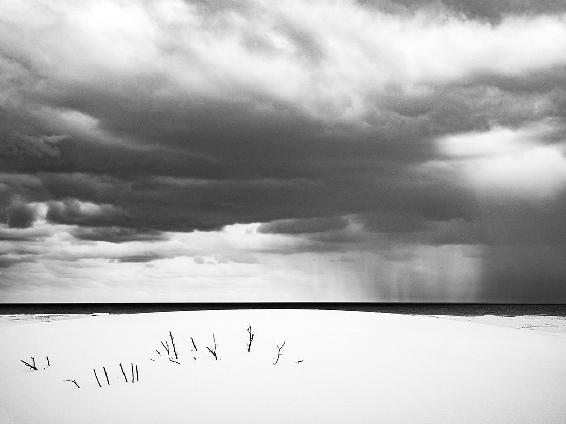 Storm in desert