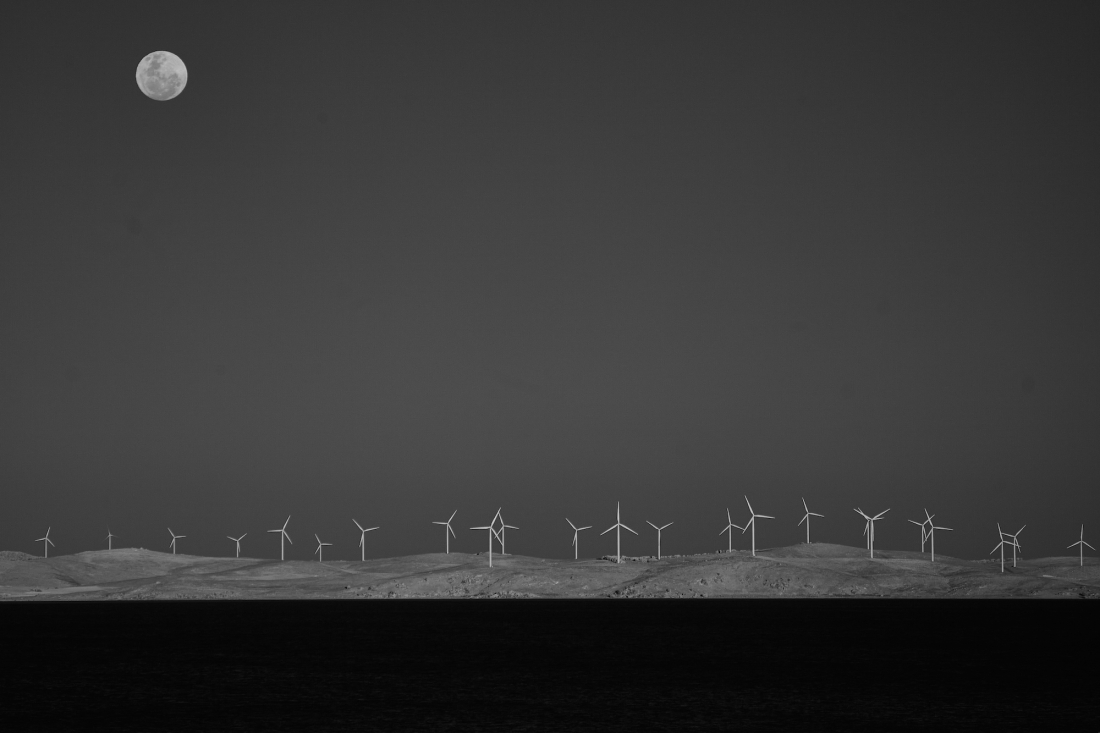 Moonrise over Lake George