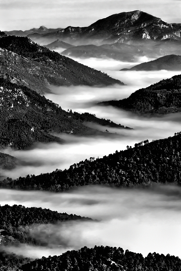 Fog in the Cazorla Valley.