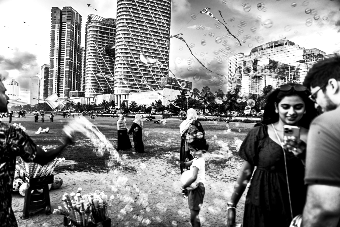 People and bubbles