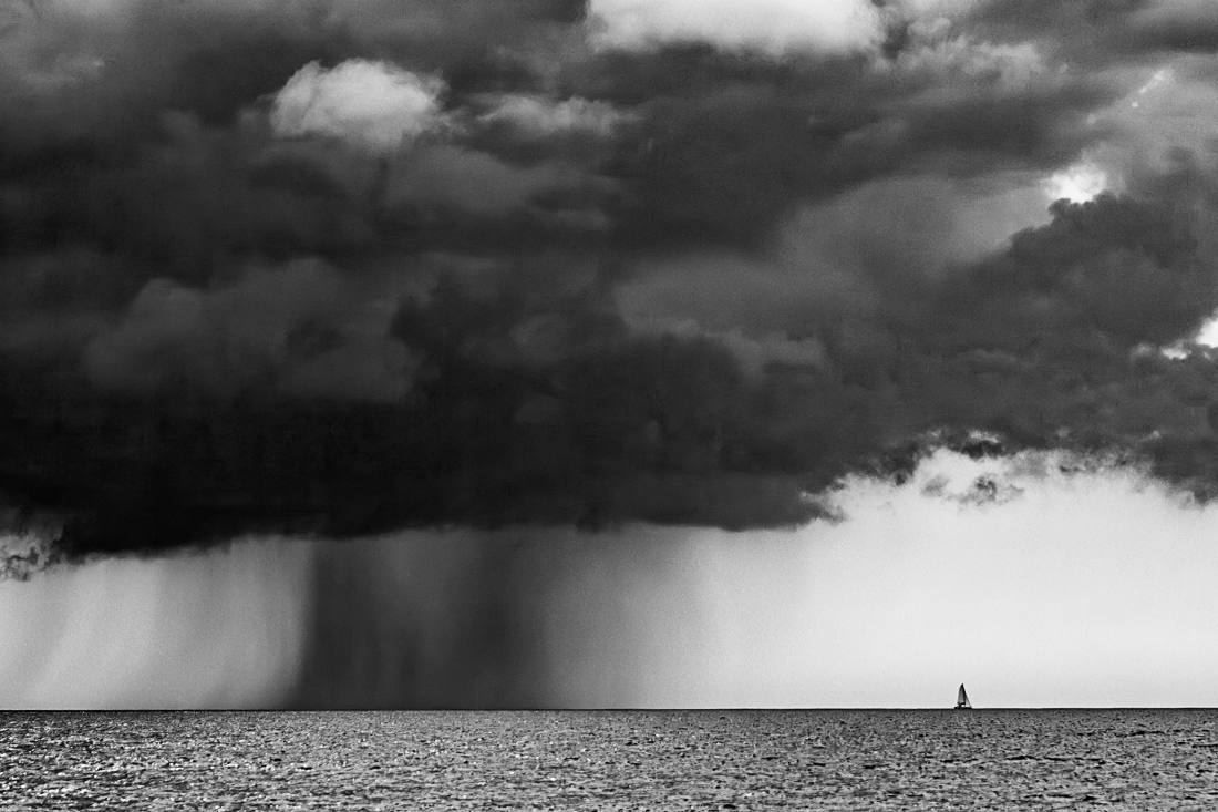 Storm at sea