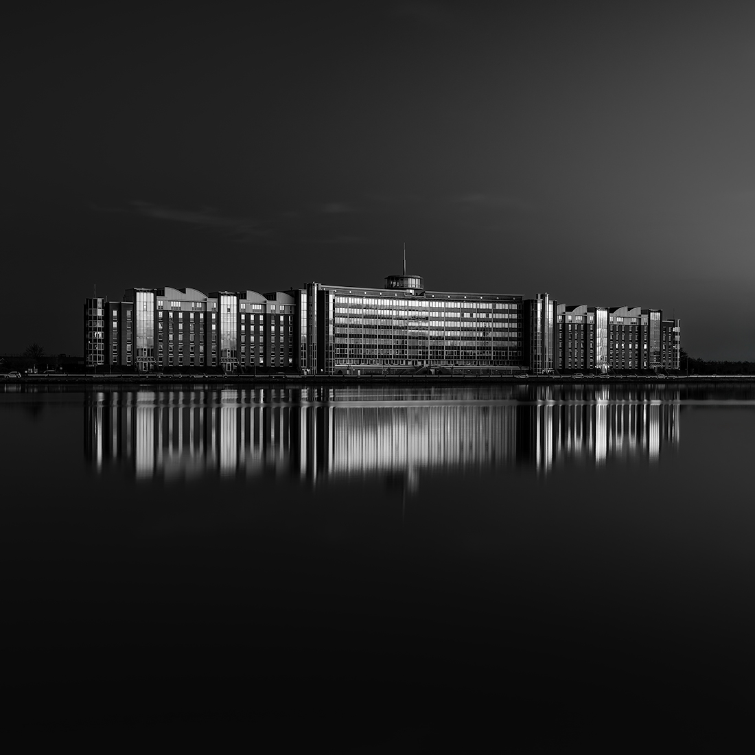 Helgolandhaus at late sunset