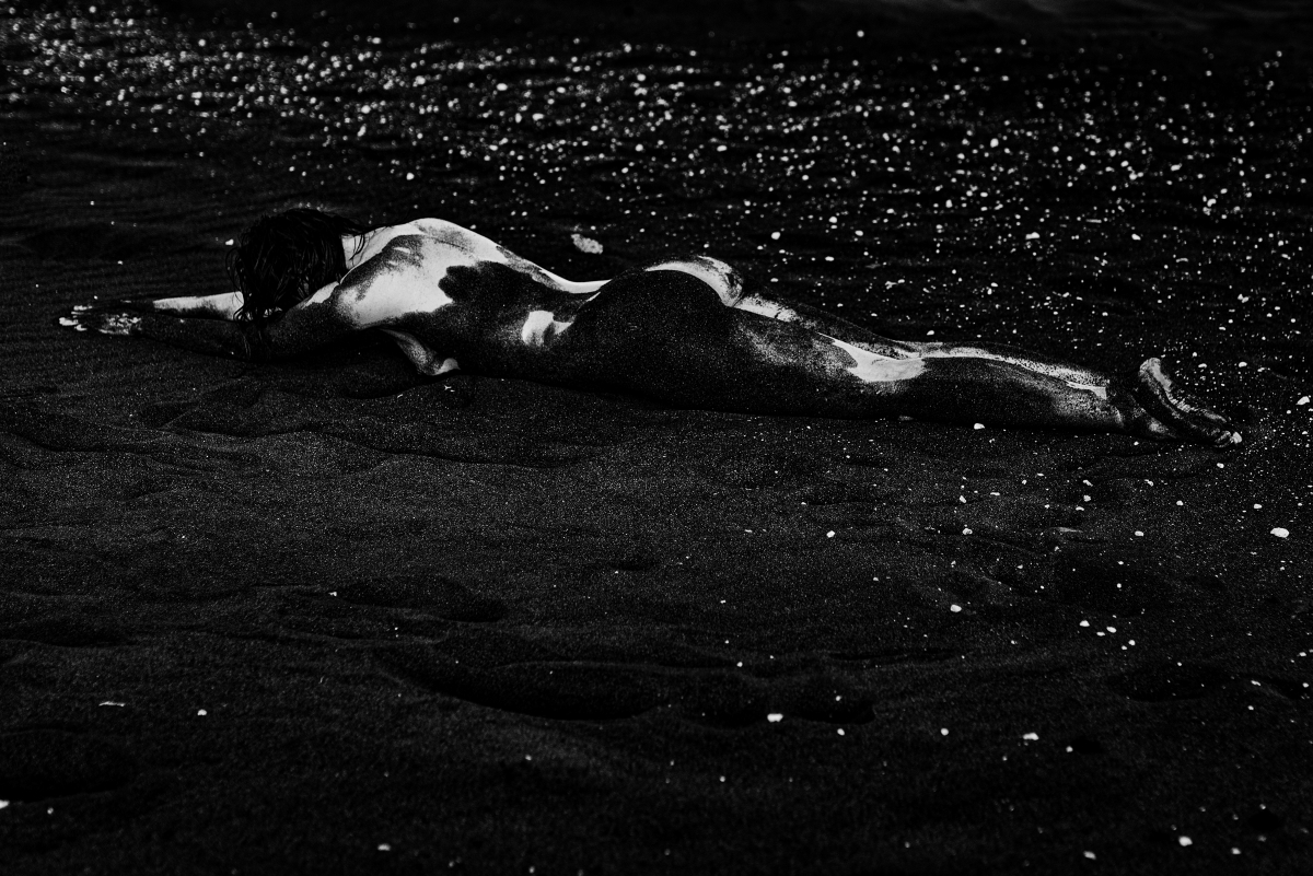 swimming through the night sky
