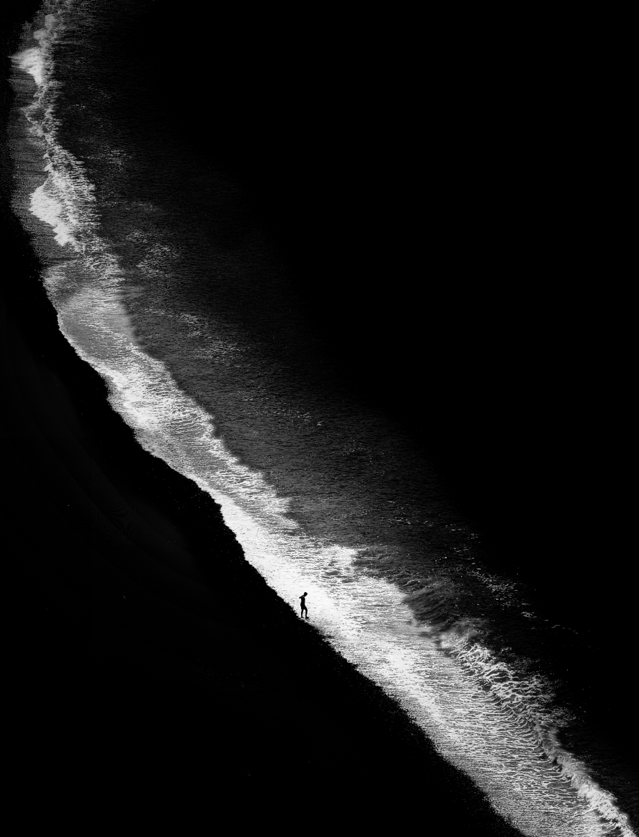 on the coast