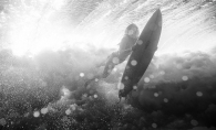 Underwater surfing