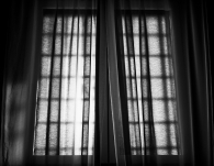 Window in black and white