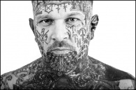 Michael Edward Fathers - Tattooed Face 