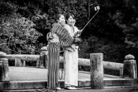 Traditional Selfie in Japan