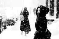 Candid Portrait in the snow