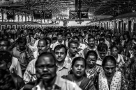 Rushhour at Mumbai Trainstation