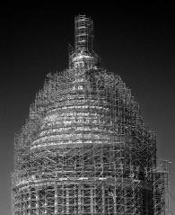 Capitol scaffolded