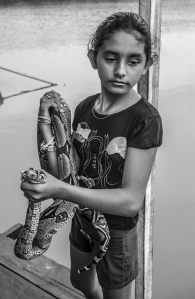 The girl and the snake