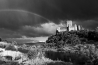 Storm in Almourol Castle