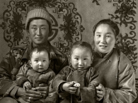 A Mongolian Nomad Family