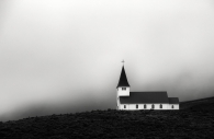 Vik Church in the Mist | Iceland