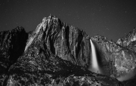 Yosemite in moonlight