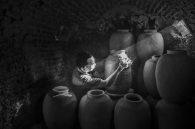 Traditional pottery making
