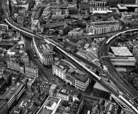 View Down on Borough Market and the Railway Lines