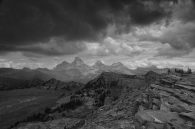 West Side of the Tetons as a Storm Moves In