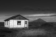 Volcano and House