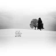 Duet No. 4 - Chapel in front of trees