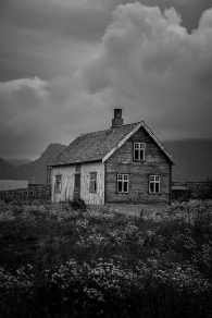 The abandoned house in the country