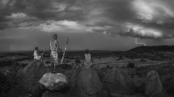 Guardians of the Storm: Maasai Warriors Under the Thunderous Sky